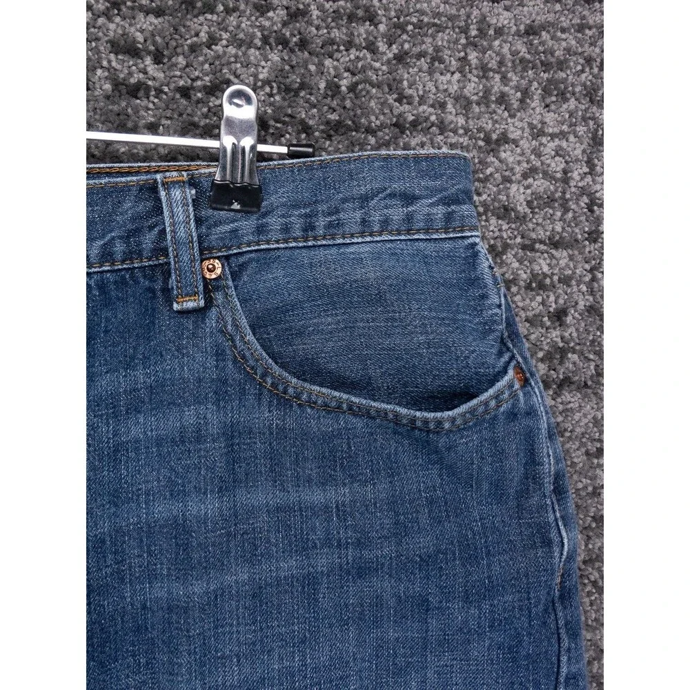 Levis 559 Jeans Mens 36x32 Actual 35x30 Blue Relaxed Straight 100% Cotton Denim